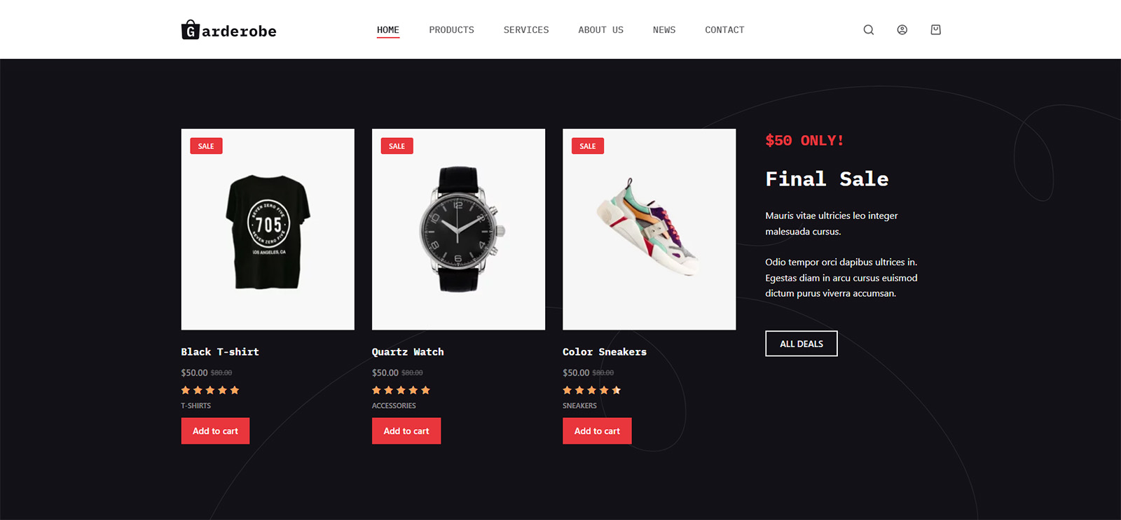 example of business website with fast launch on WordPress