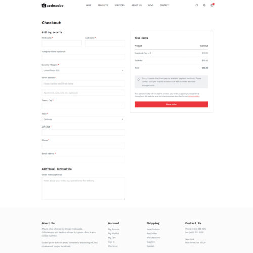 streamlined checkout page for fast-converting WordPress store