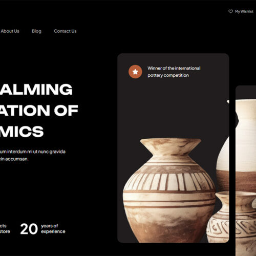 User-friendly homepage template for selling products online with prebuilt sections and creative web design on WordPress