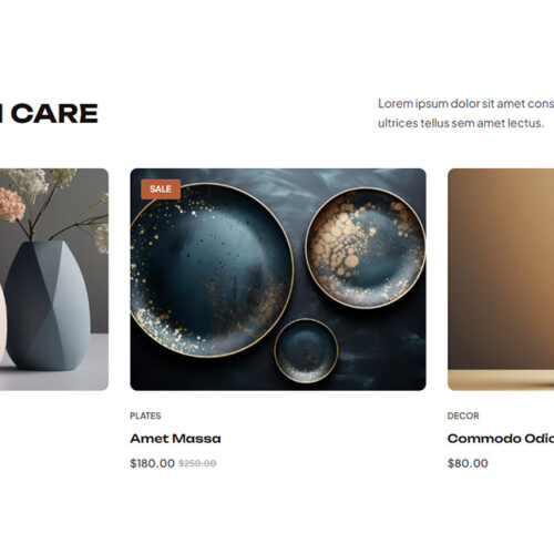 Category overview for WordPress business website featuring creative design and fast-loading templates