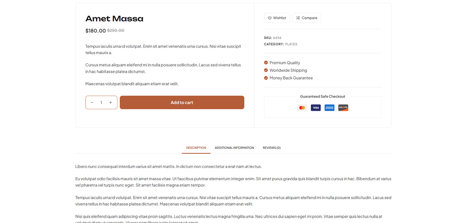 Checkout page of a WordPress e-commerce site with clean layout and user-friendly design for fast conversion