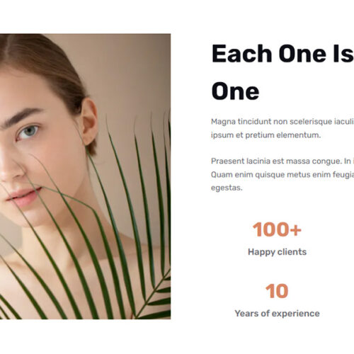 Wish list feature preview on a ready-made personal care store built with WordPress