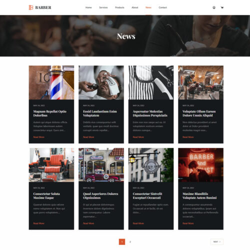 Blog and news section designed for SEO — e-commerce website with integrated content marketing features