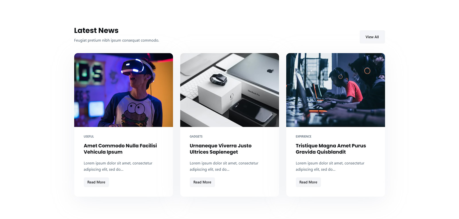 Storefront layout for electronics and smart devices — modern web design ready to launch fast