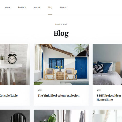 Blog layout designed for SEO and storytelling in minimalist WordPress site