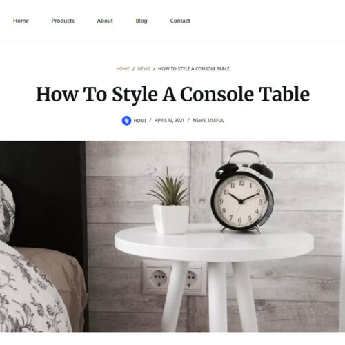 Individual blog post showcasing lifestyle updates in SEO optimized shop template