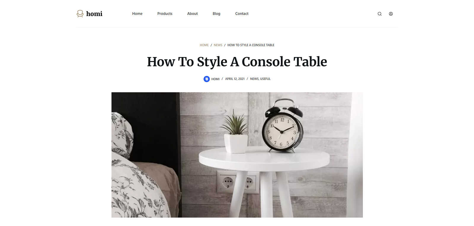 Individual blog post showcasing lifestyle updates in SEO optimized shop template